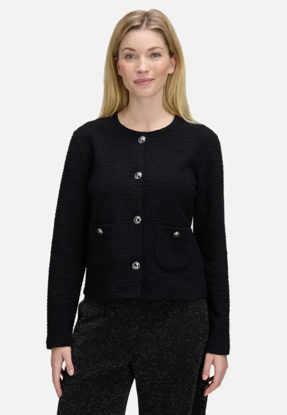 Betty Barclay Business Kleidung|Blazer*Sweatjacke mit Knöpfen Schwarz