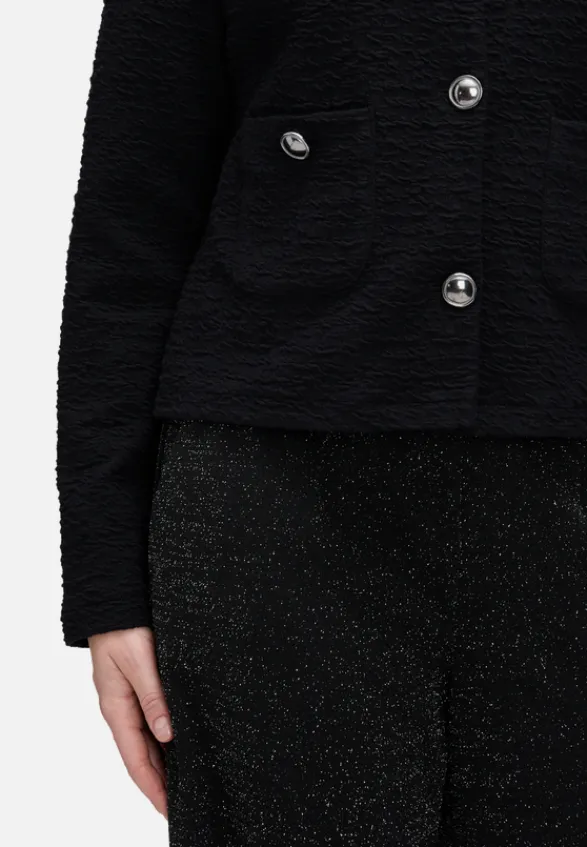 Betty Barclay Business Kleidung|Blazer*Sweatjacke mit Knöpfen Schwarz