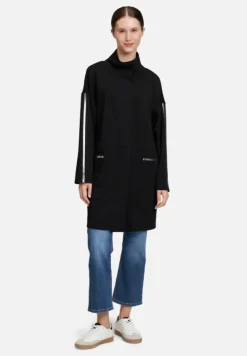 Betty Barclay Mäntel*Sweatmantel mit Stehkragen Schwarz