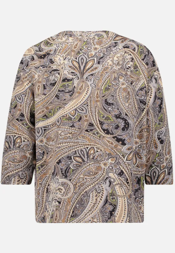Betty Barclay Sweatshirts*Sweatshirt mit hohem Kragen Grau/Beige