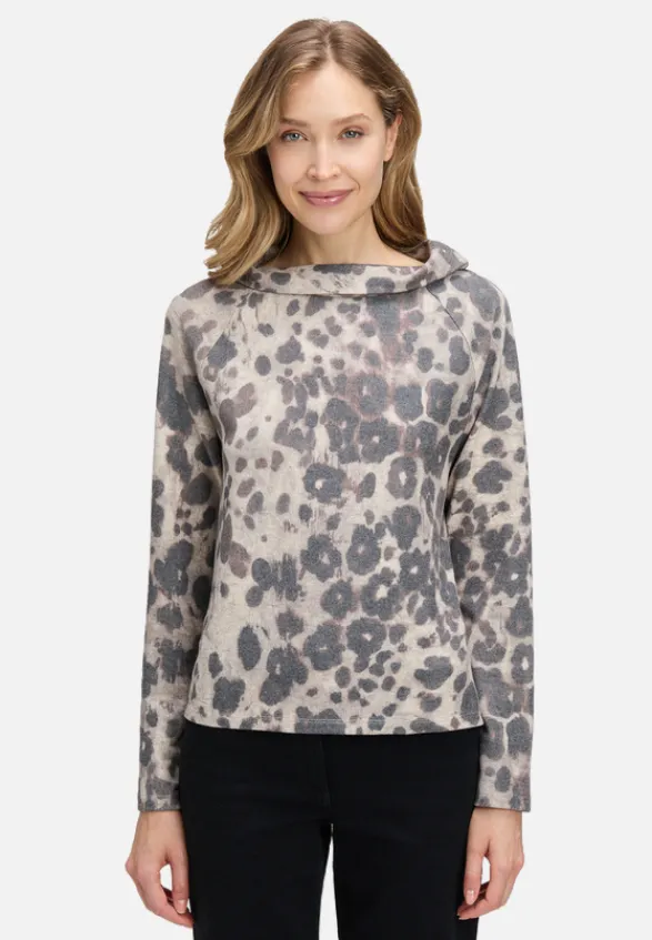 Betty Barclay Sweatshirts*Sweatshirt mit Kragen Beige/Taupe