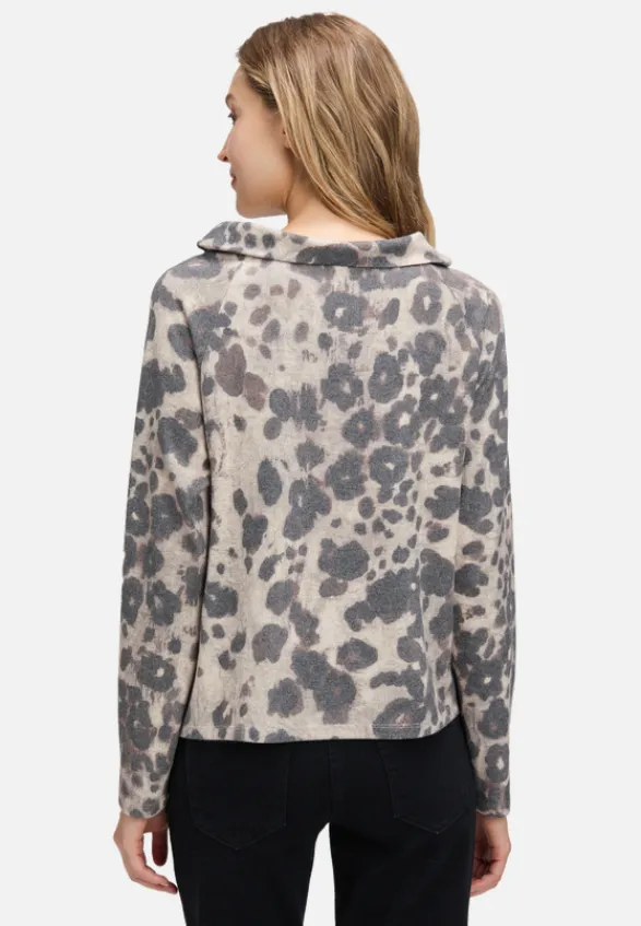 Betty Barclay Sweatshirts*Sweatshirt mit Kragen Beige/Taupe