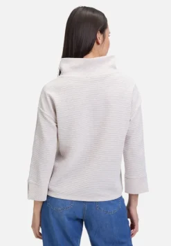Betty Barclay Sweatshirts*Sweatshirt mit Rippenstruktur Grau