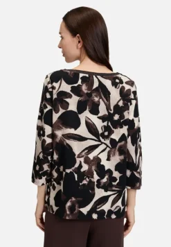 Betty Barclay Shirts*Sweatshirt mit Rippenstruktur Beige/Braun