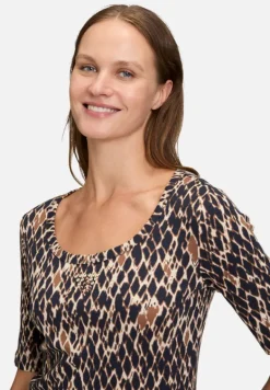 Betty Barclay Shirts*Trägertop mit Rippenstruktur Dark Blue/Brown