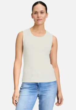 Betty Barclay Shirts*Trägertop mit Rippenstruktur Rohweiß
