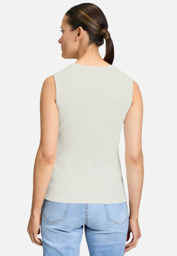 Betty Barclay Shirts*Trägertop mit Rippenstruktur Rohweiß