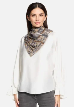 Betty Barclay Accessoires*Tuch mit Aufdruck Grau/Beige