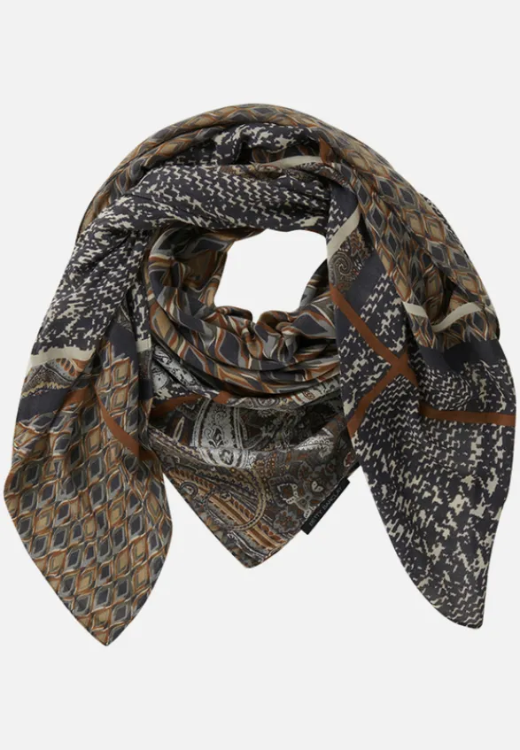 Betty Barclay Accessoires*Tuch mit Aufdruck Grau/Beige