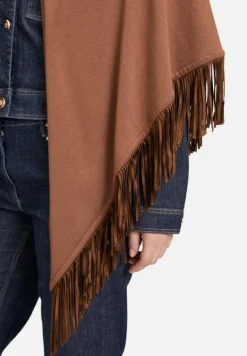 Betty Barclay Accessoires*Tuch mit Fransen Classic Nougat