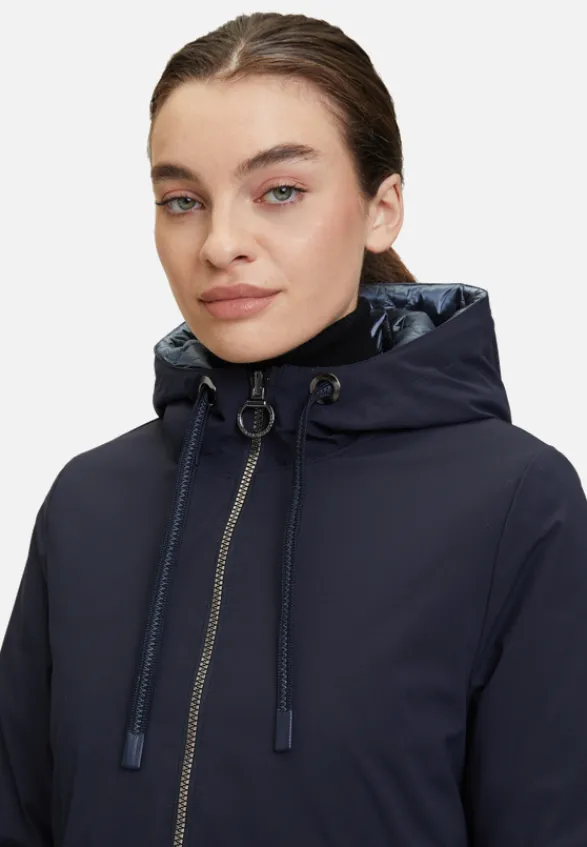 Betty Barclay Mäntel*Wendejacke mit Kapuze Dunkelblau