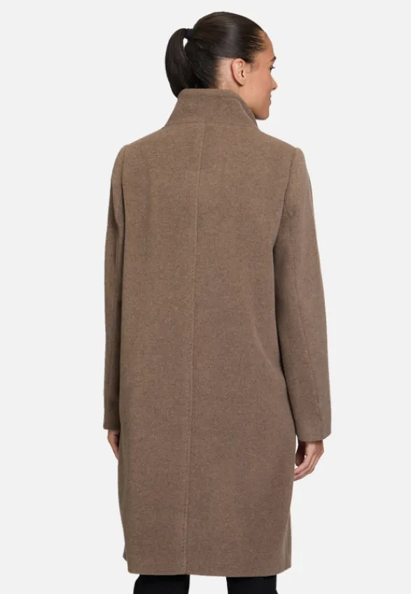 Betty Barclay Mäntel*Wollmantel mit Kragen Taupe Melange