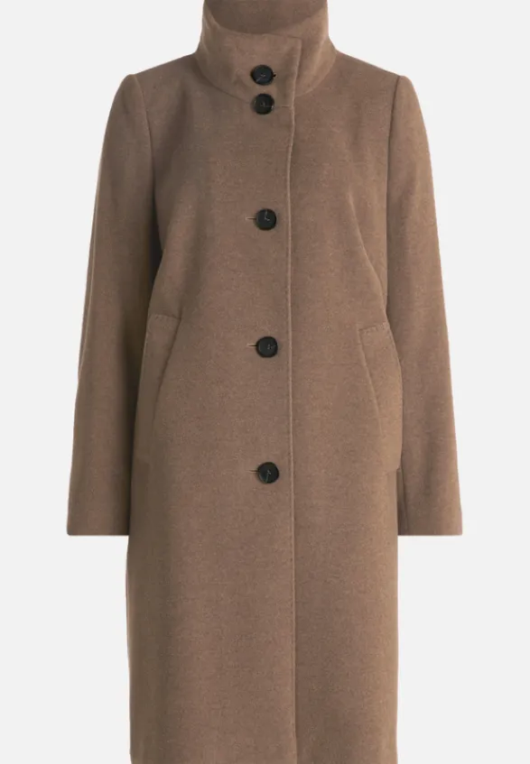 Betty Barclay Mäntel*Wollmantel mit Kragen Taupe Melange